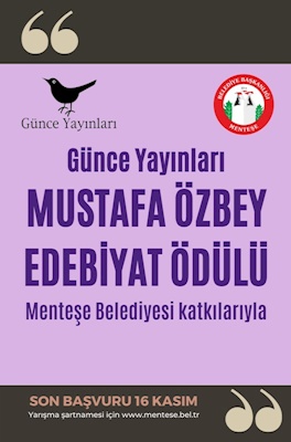 Günce Yayınları - Mustafa Özbey Edebiyat Ödülü (Menteşe Belediyesi)
